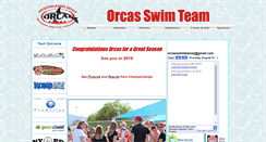 Desktop Screenshot of orcaswimteam.com